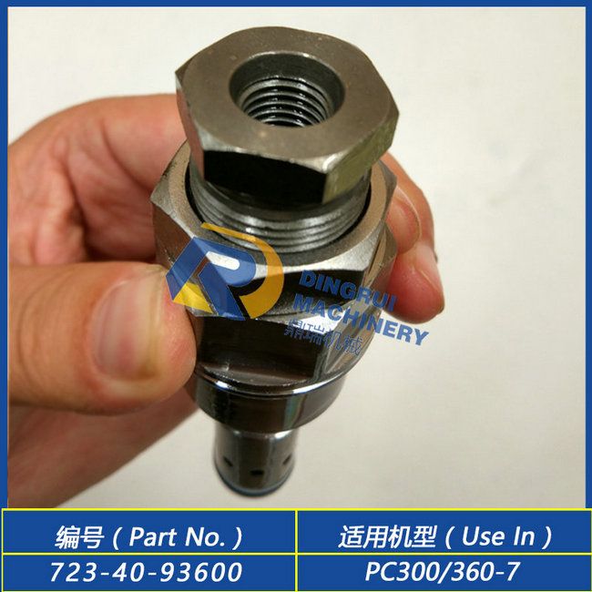 PC360-7 Main relief valve